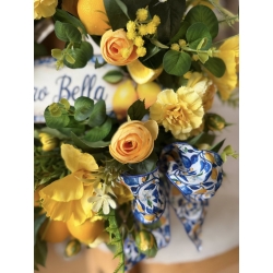 Wianek na drzwi Cytryny 